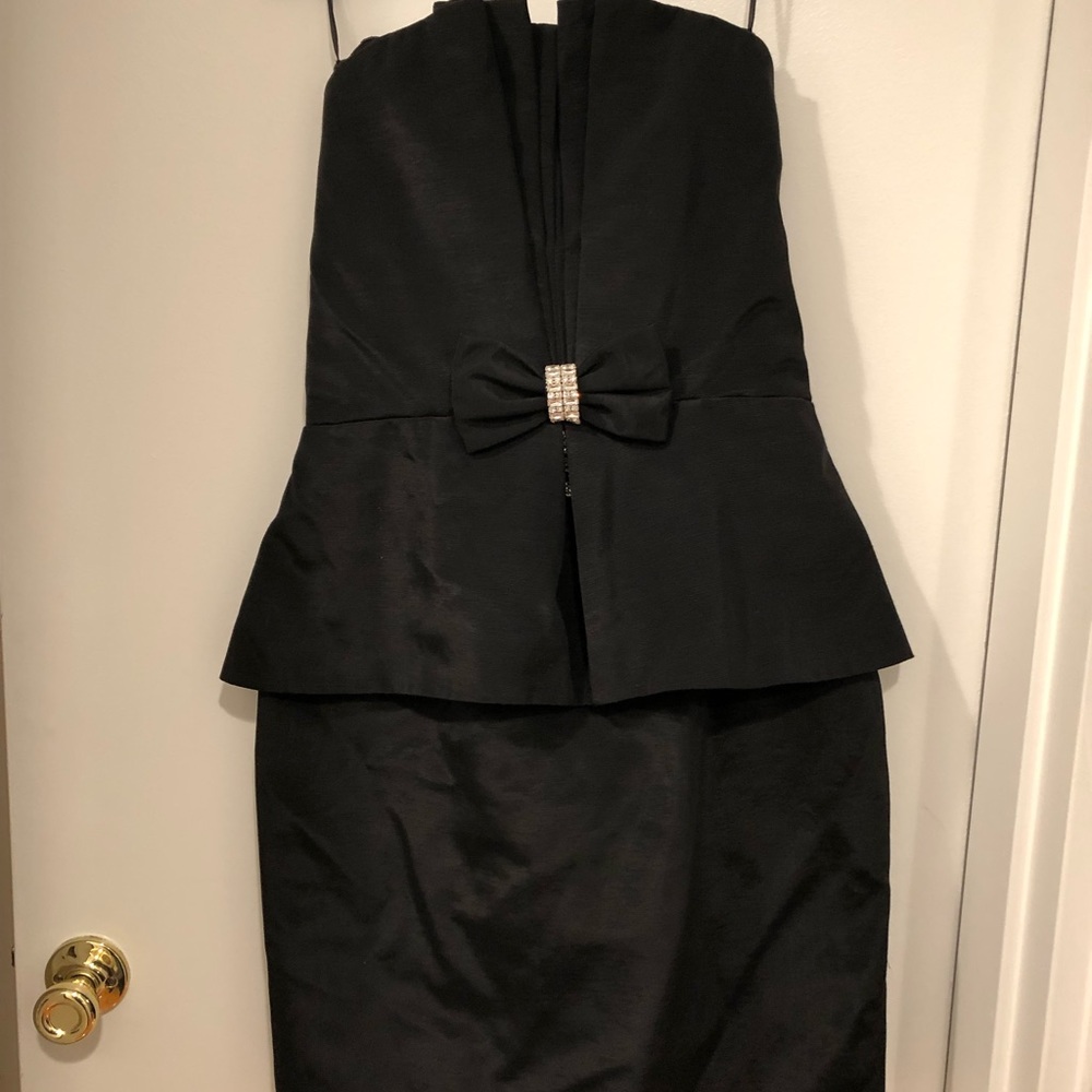 ABS evening black dress